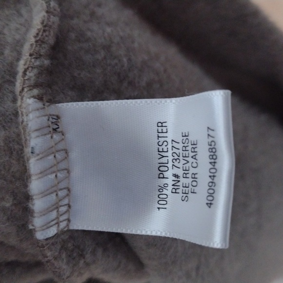 Men's Quarter zip up Croft & Barrow size 2 X NWOT Tan - Picture 4 of 5